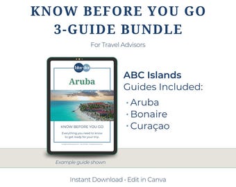 ABC Islands BUNDLE Know Before You Go Guides: Done-For-You Professional Resource for Travel Agents