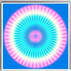 Celestial Ray Mandala – Pranic Generator Wall Art – Sacred Geometry Portal for Energy Work, Light Activation & Meditation Spaces