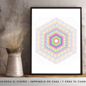 Mandala Pranic Generator Rainbow Hexagon Sacred Geometry / Prana ...