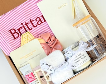 Hug In A Box, Thinking Of You Box, Encouragement Gift, Hygge Gift Box, Cozy Care Package for Her, Self Care Basket, Mother's Day Gift
