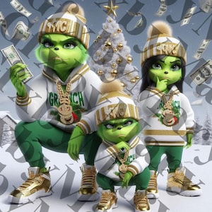 Clipart de monstruo verde 3D
