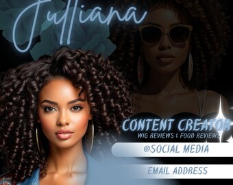 Content Creator Flyer template