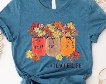Fall Teacher Shirt, Pumpkin Patch, Halloween Teacher Tee