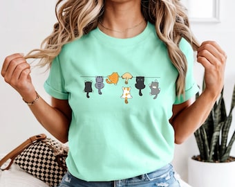 Cute Cat Shirt, Cat Shirt, Cats Shirt, Gift for Cat Mom, Cat Mom Shirt, Cat Shirts for Women, Cat Lover Shirt, Cat Owner Gift Idea