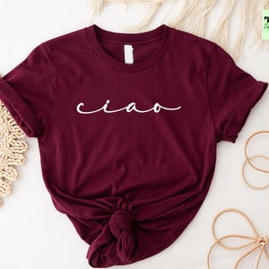 Ciao Shirt, Hello Italy, Italian Hello Shirt, Ciao Bella, Europe Travel Tee, Italy Shirt, Italian Style, Ciao Bella Shirt, Bella Ciao Shirt