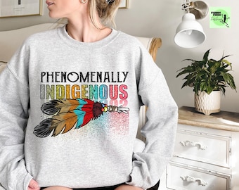 MMIW Sweatshirt, Indigenous Red Hand American Native Shirt