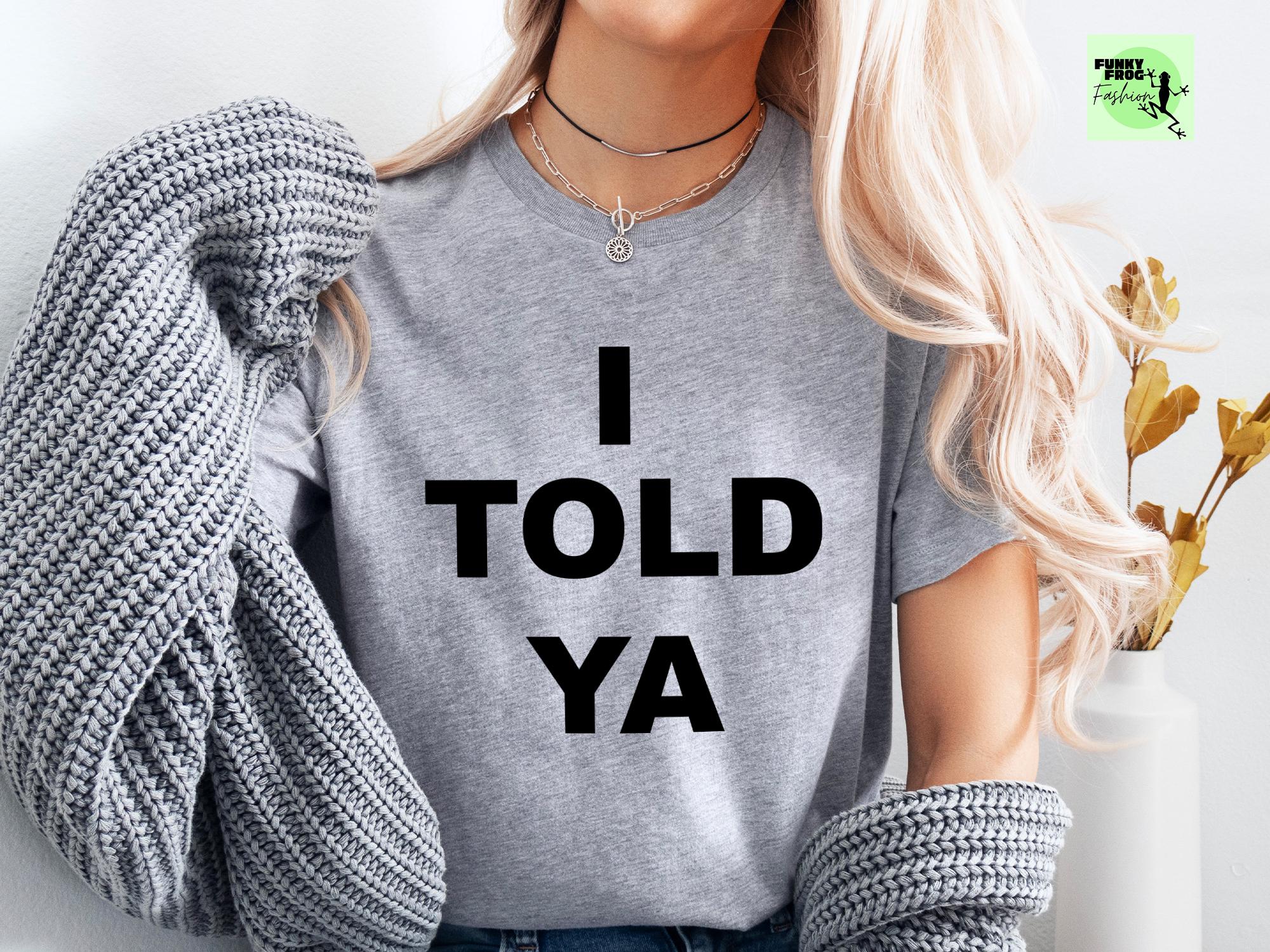I told ya tshirt loewe - Etsy 日本