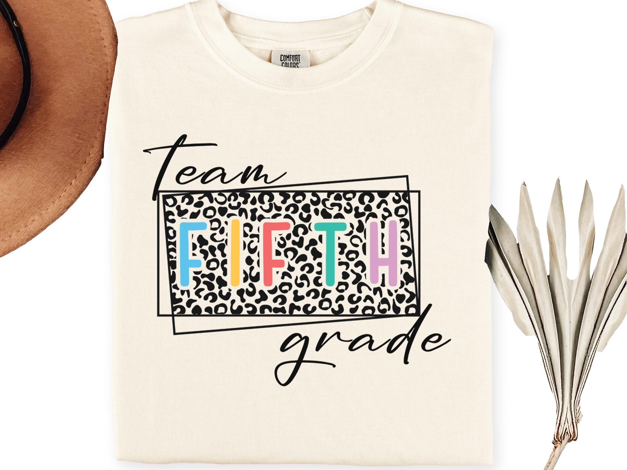 Team 5th Grade Comfort Colors Shirt, Fifth Grade Team Shirt, Science of Reading Shirt, Back to School Shirts for Teachers, 5th Grade Team
