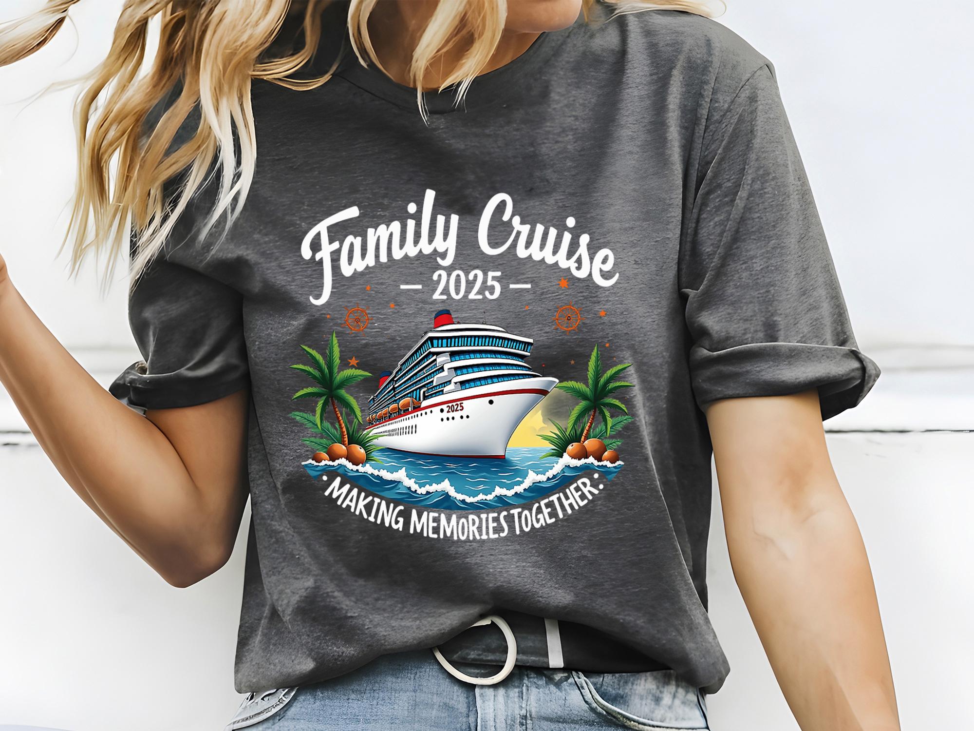 Family Cruise 2025 Shirts, Adults Kids Family Cruise T-shirt, Matching Family Cruise Shirts and Hoodies, Making Memories Together Tees