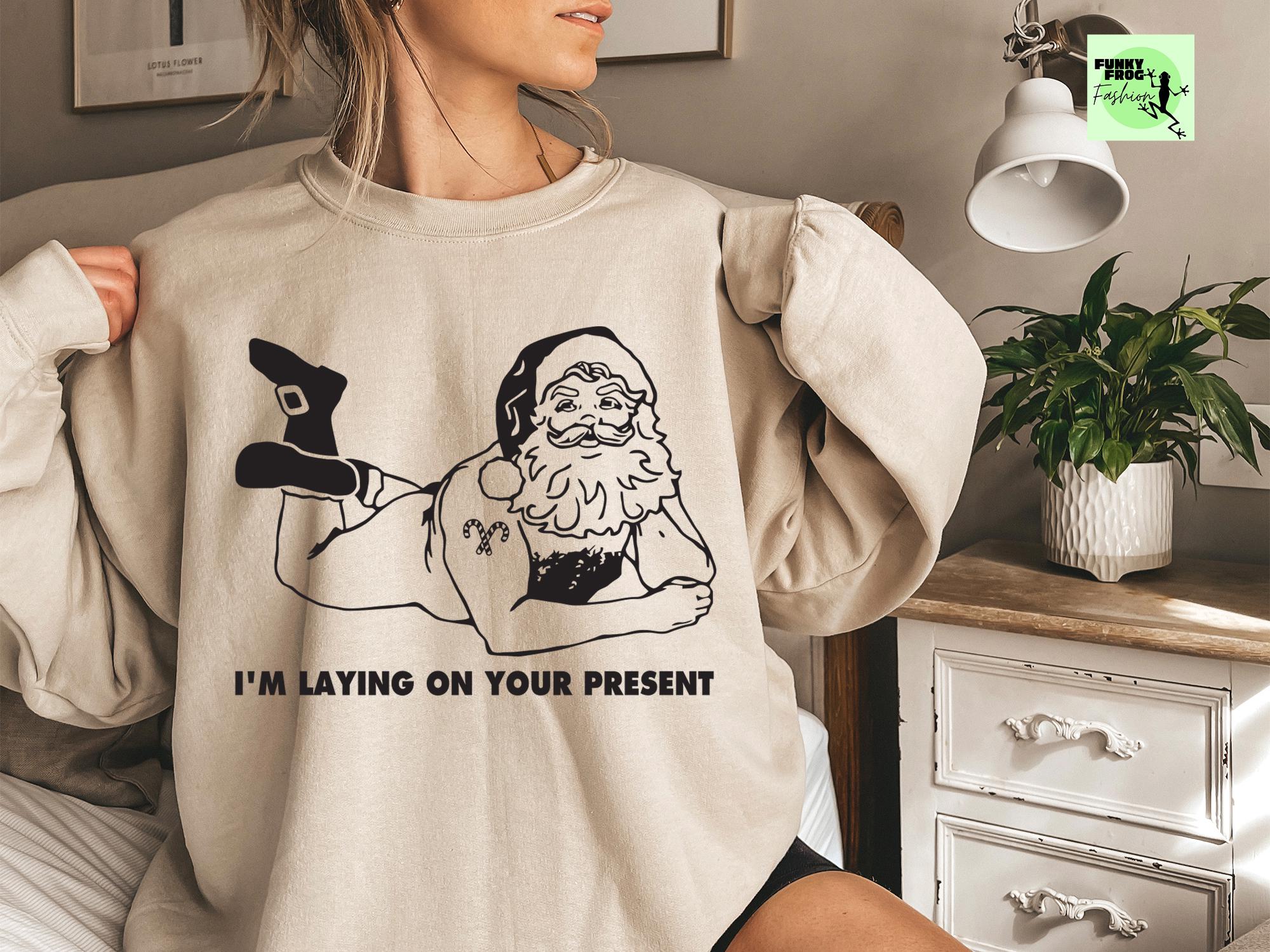 Naked Santa Sweater Etsy Canada
