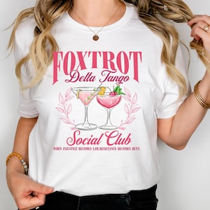 Foxtrot Delta Tango-shirt anti-Trump-sweater niet subtiel anti-Trump-shirt Resist And Persist Republikeins shirt Roe V Wade-shirt FDT-shirt