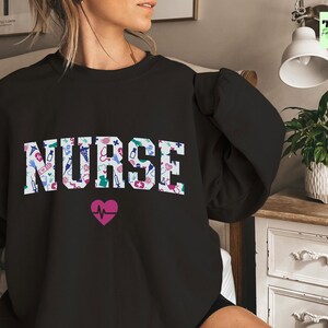 Nurse Sweatshirt and Hoodie, For Work Cute Nurse Shirt Nurse t-shirt Tshirt RN Nurse Shirt Registered Nurse Shirt Nursing School