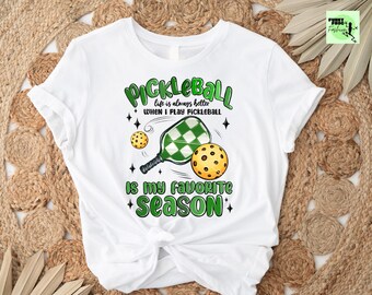Pickleball Graphic Tee, Sport Outfit, Gift for Her