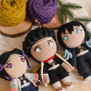 Crochet pattern Demon Slayer 9in1 Bundle Pdf Patterns Anime-Inspired Creations, HASHIRAS, English PDF Instant Download image 6
