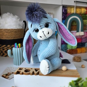 donkey crochet pattern, crochet donkey, donkey pattern, crochet pattern