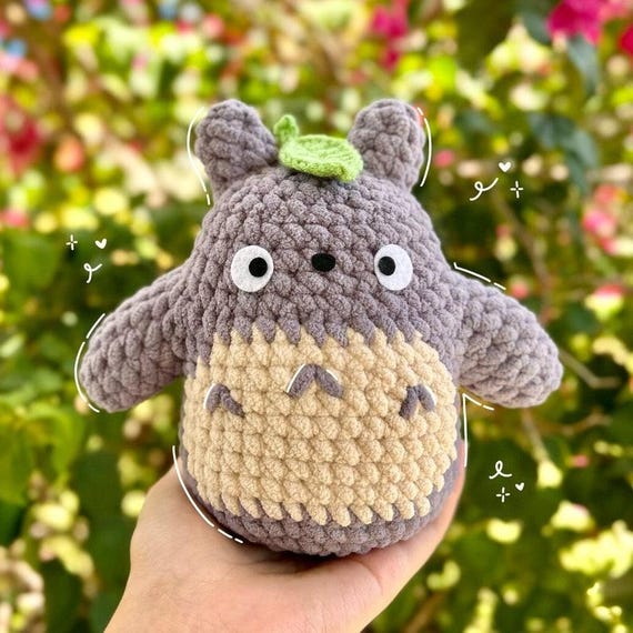 Crochet Pattern My Dearest Neighbor Totoro Amigurumi Crochet
