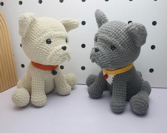 Bulldog Crochet Pattern Boxer Amigurumi Pattern DIY Crochet Tutorial Puppy Crochet Animal Patterns Amigurumi Dog Pattern Puppy Crochet