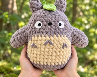 Crochet Pattern My Dearest Neighbor Totoro Amigurumi Crochet Tutorial Cute Cat Crochet English and German