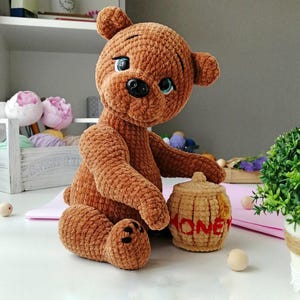 Bear Crochet Pattern, Bear Crochet Pattern, Amigurumi Teddy Bear Pattern, Bear Crochet Toy, Pattern In English