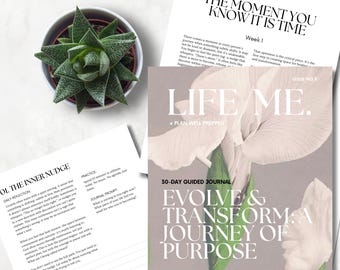 30-Day Guided Journal: Personal Growth & Healing (Printable PDF)