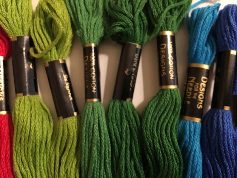 35 Skeins of Embroidery Thread