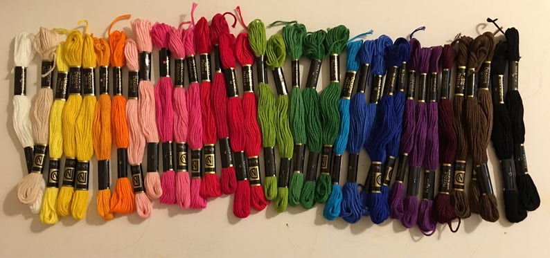 35 Skeins of Embroidery Thread