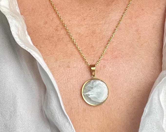 Rolling Waves Translucent Ocean Pendant Collection