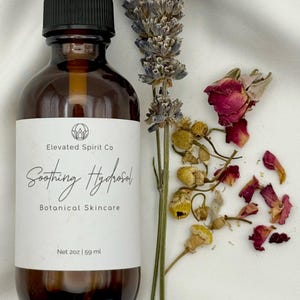 Soothing Botanical Hydrosol – Rose, Lavender, and Chamomile Mist | Gentle Floral Tonic for Skin & Spirit
