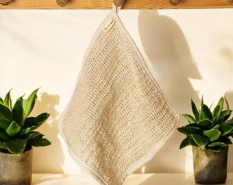 Sisal Exfoliating Body Towel – Natural & Zero-Waste Skincare