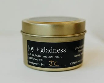 Pumpkin & Spice Hand-Poured Soy Candle – 4 oz.