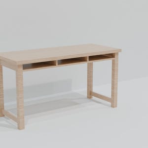Stylish Desk plans, Desk with Drawers, PDF Design Desk, Home Office desk instructions, Drawings modern desk, DIY project, wood working desk