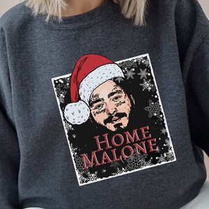 Home Malone Sweatshirt Ugly Christmas Sweathirt Funny Christmas Sweathirt Home Alone Sweathirt ghost Malone Shirt Etsy Canada