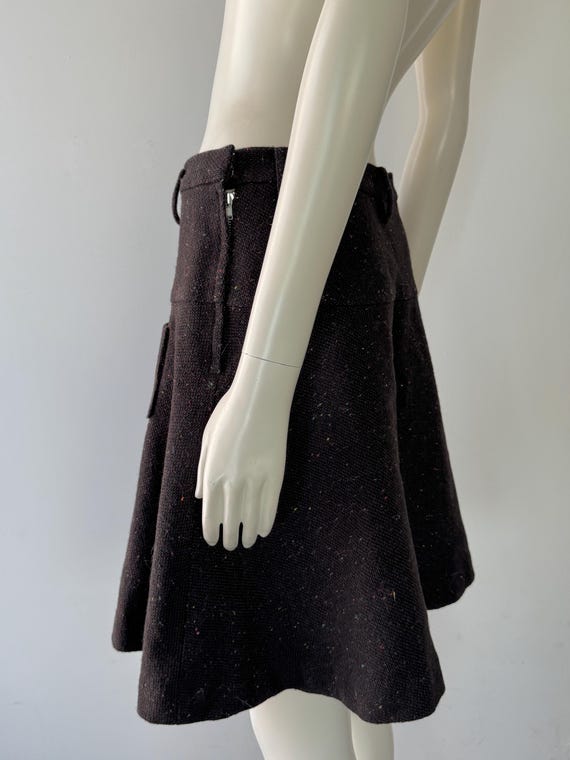 Sunao Kuwahara FW 2012 Brown Wool Skirt S/M View 5