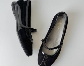 Vintage Nike Air x Cole Haan Black Mary Jane Ballet Sneakers US 5.5 (22.5 cm)