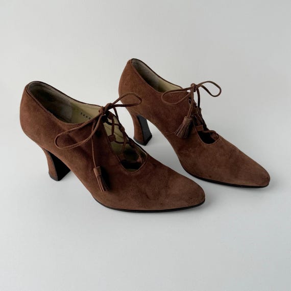 PRADA ブラウン ヒール靴 ポインテッドトゥ PRADA ポインテッドトゥ