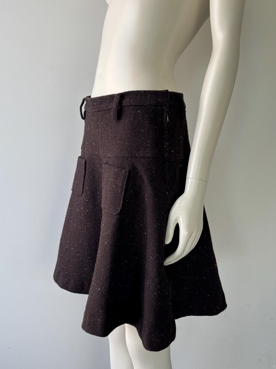 Sunao Kuwahara FW 2012 Brown Wool Skirt S/M View 4
