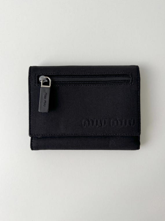 小物 90s miumiu archive leather wallet black MIUMIU Archive leather wallet black 90s