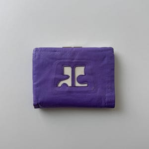 Vintage Courrèges Purple Wallet