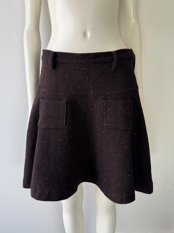 Sunao Kuwahara FW 2012 Brown Wool Skirt S/M View 2