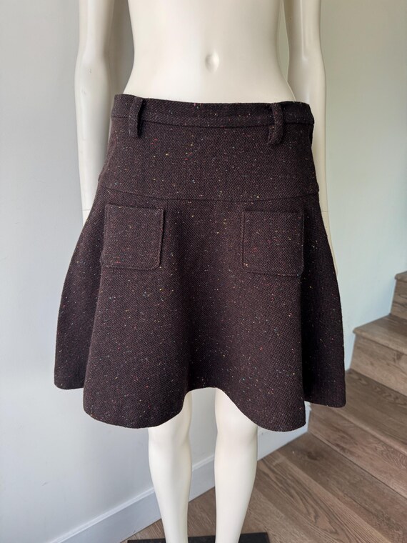 Sunao Kuwahara FW 2012 Brown Wool Skirt S/M View 6