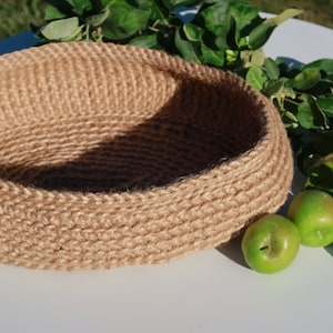 Oval Jute Basket – Rustic Storage & Decorative Organizer