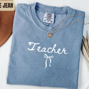 Coquette Teacher Shirt, Student Teacher Gift, Teacher Appreciation Gift, Springtime Teacher Tee, Teacher Graduation, Gift for New Teachers