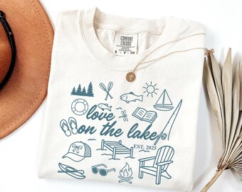 Lake Bachelorette Comfort Colors Shirt, Girl Trip Cabin Tee