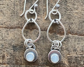 White moonstone earrings by teresamatheson