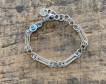 Handmade chain bracelet, labradorite bracelet by teresamatheson