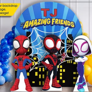 Spidey and Friends Edible Images