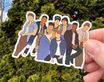 The Outsiders Broadway Musical Cast Vinyl Sticker Waterproof Stay Gold