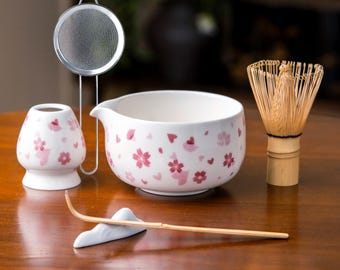 桜花柄陶器 抹茶碗2個セット（グリ―ン・ピンク） 楽天市場】【半額SALE