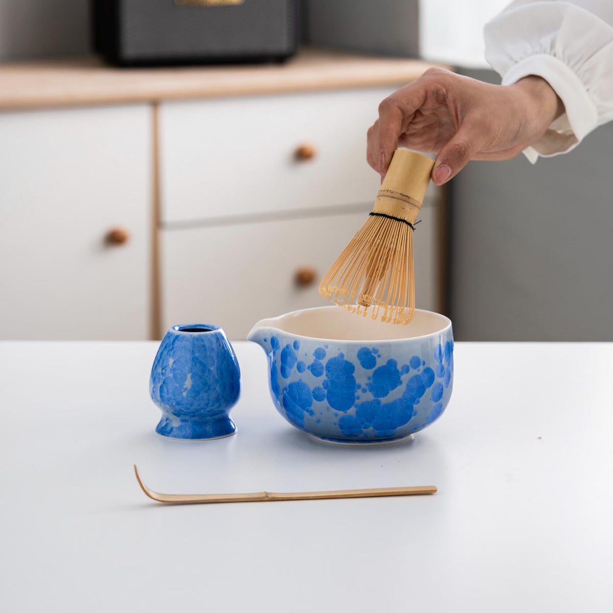 Ceramic Matcha Whisk Set - Full Matcha Set