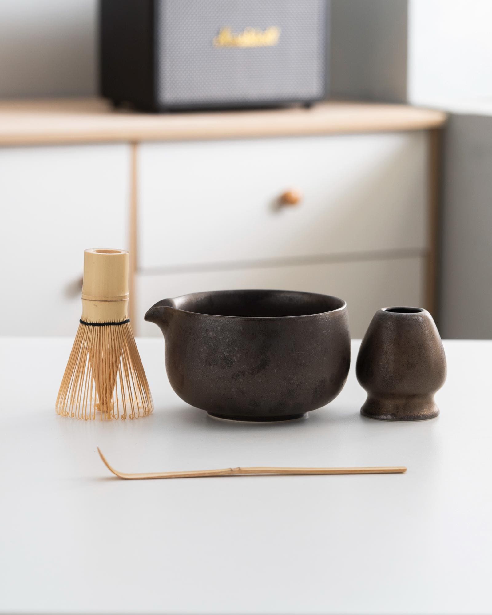 茶道具 黒釉 抹茶碗 陶器 侘び寂び 茶道 お稽古 陶器 抹茶碗 黒釉 侘び寂び 茶道具07 黒釉 茶道具 抹茶茶碗 抹茶キット